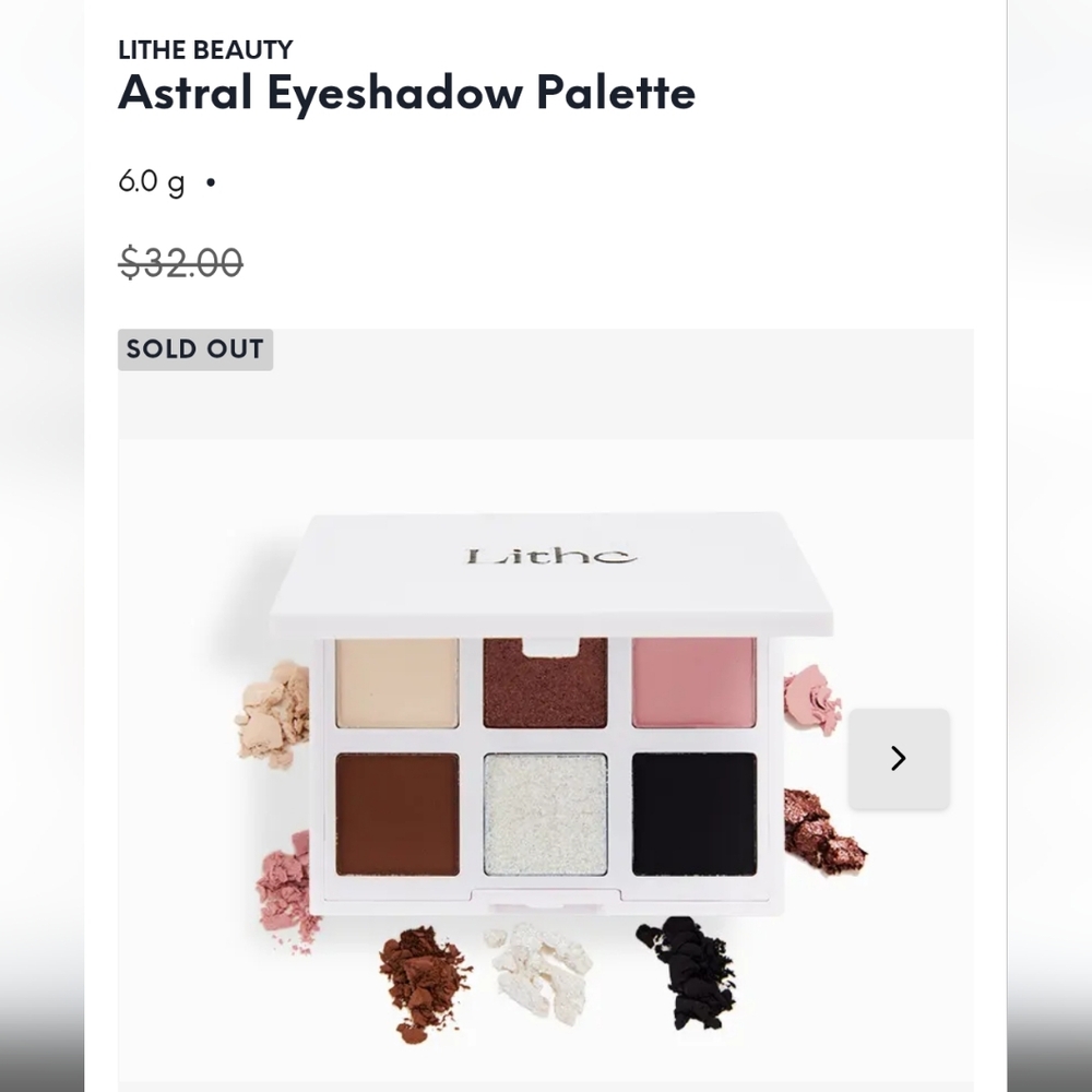 Lithe Beauty Astral Eyeshadow Palette - Multi-Color